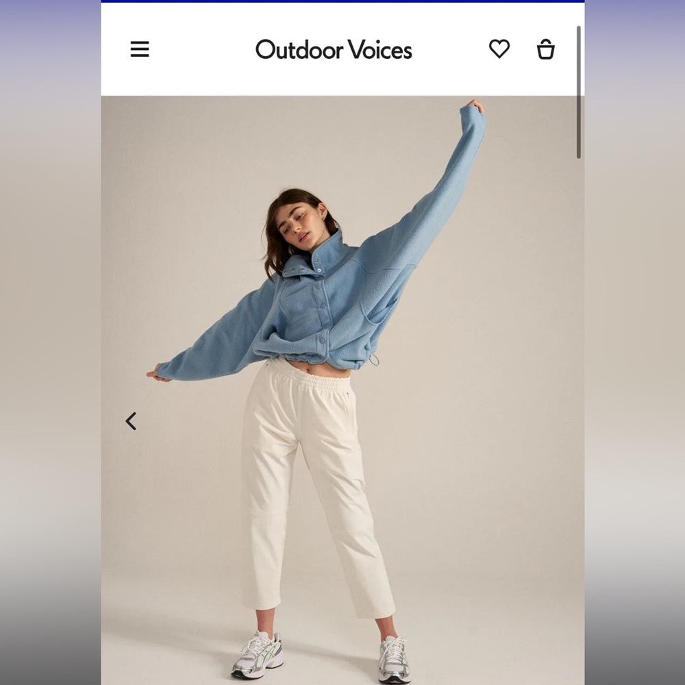 Outdoor Voices white rectrek pants